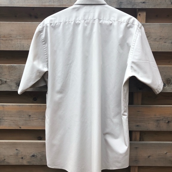 Vintage Yves Saint Laurent Men’s Shirt - Beige - Picture 4 of 4